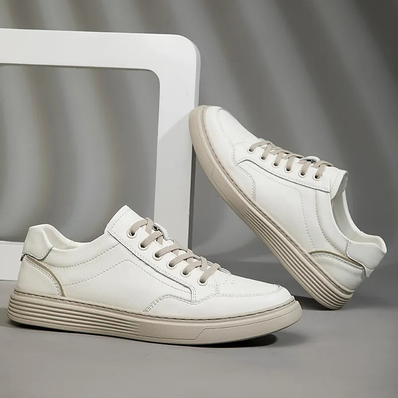 Sapatos de couro elegantes