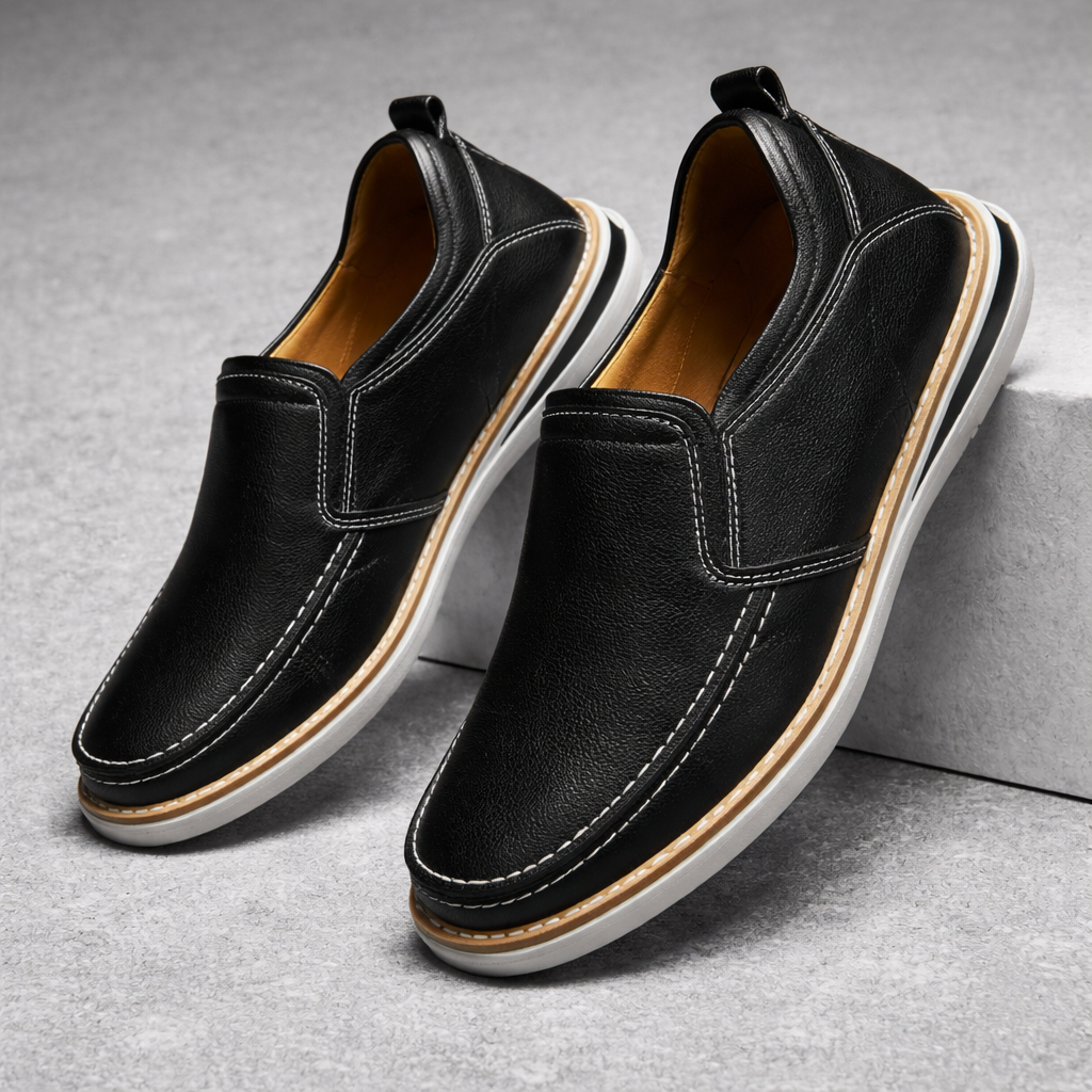 Sapatos de couro chiques