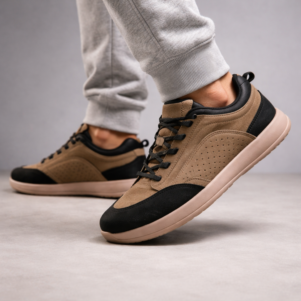 Sapatos elegantes e confortáveis