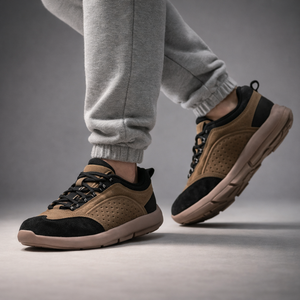 Sapatos elegantes e confortáveis