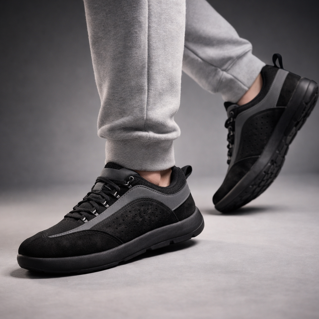 Sapatos elegantes e confortáveis