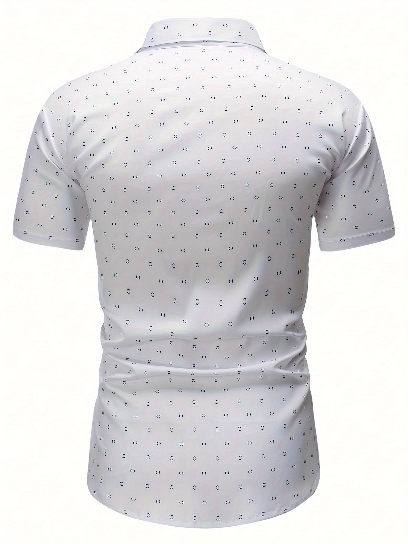Camisa elegante de manga curta