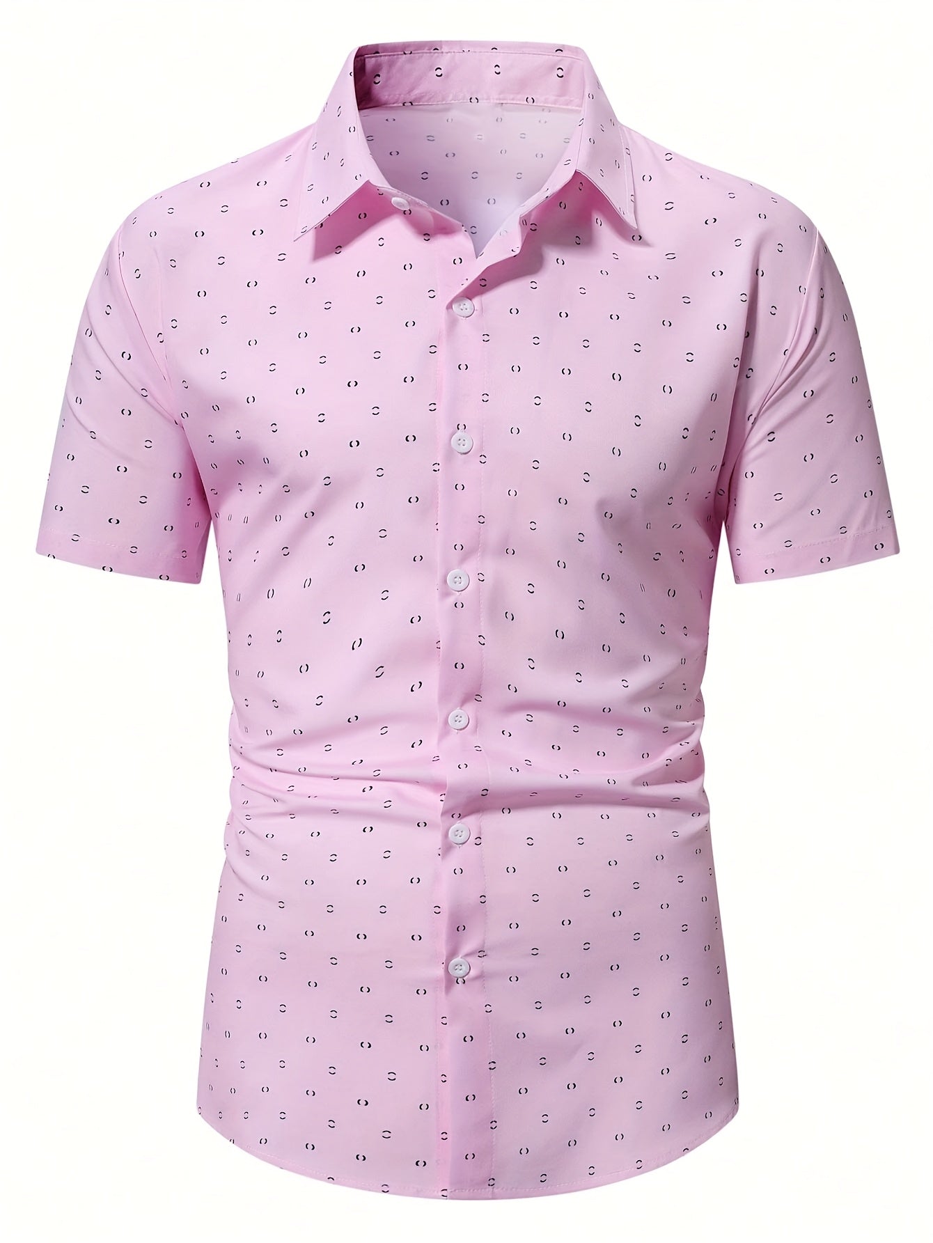 Camisa elegante de manga curta