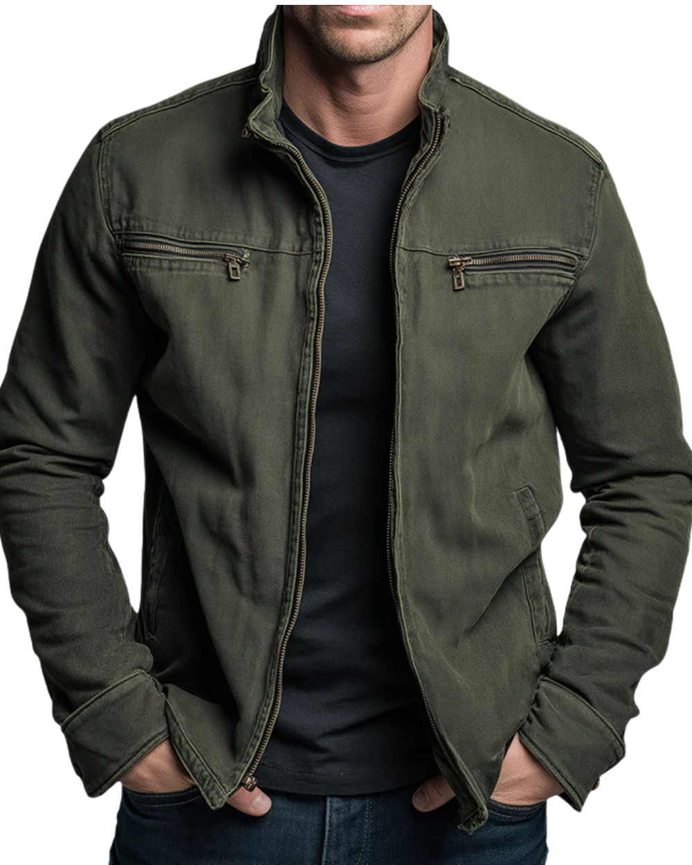 Casaco vintage de algodão