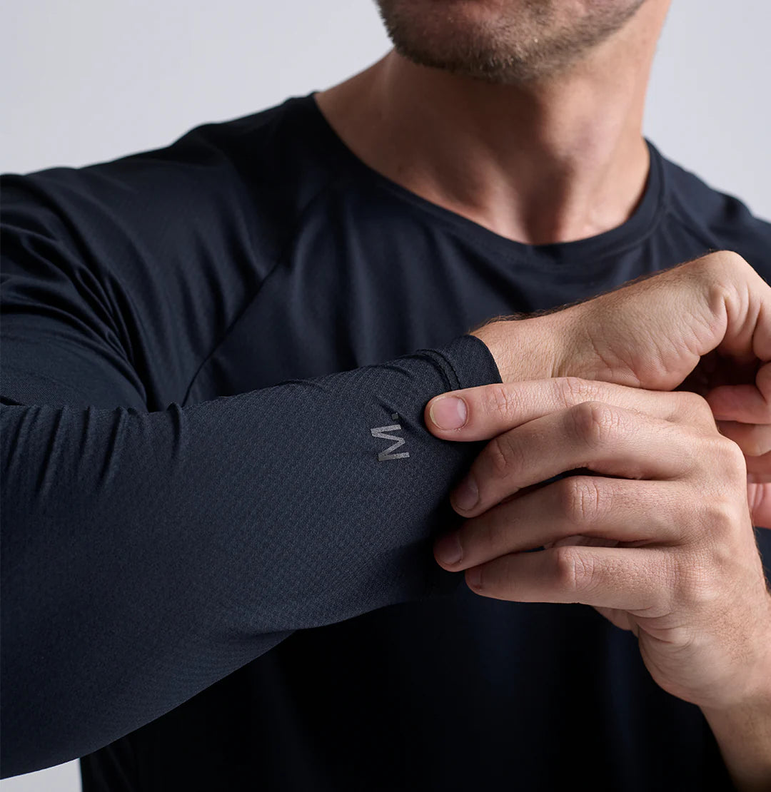 Camiseta Fitness Manga Longa