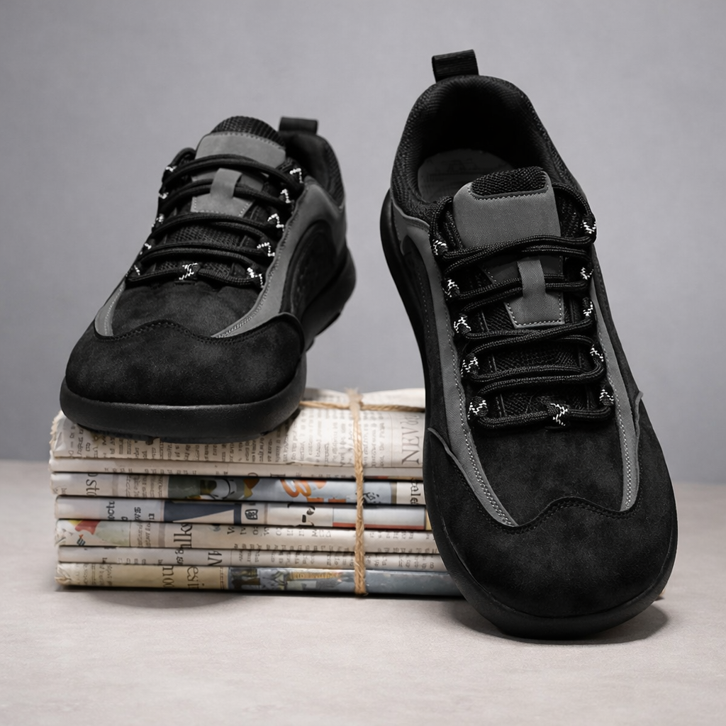 Sapatos elegantes e confortáveis