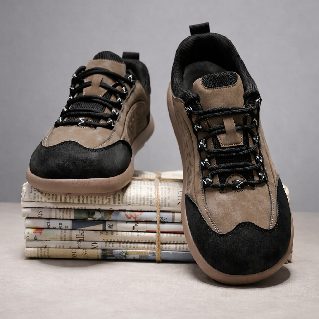 Sapatos elegantes e confortáveis