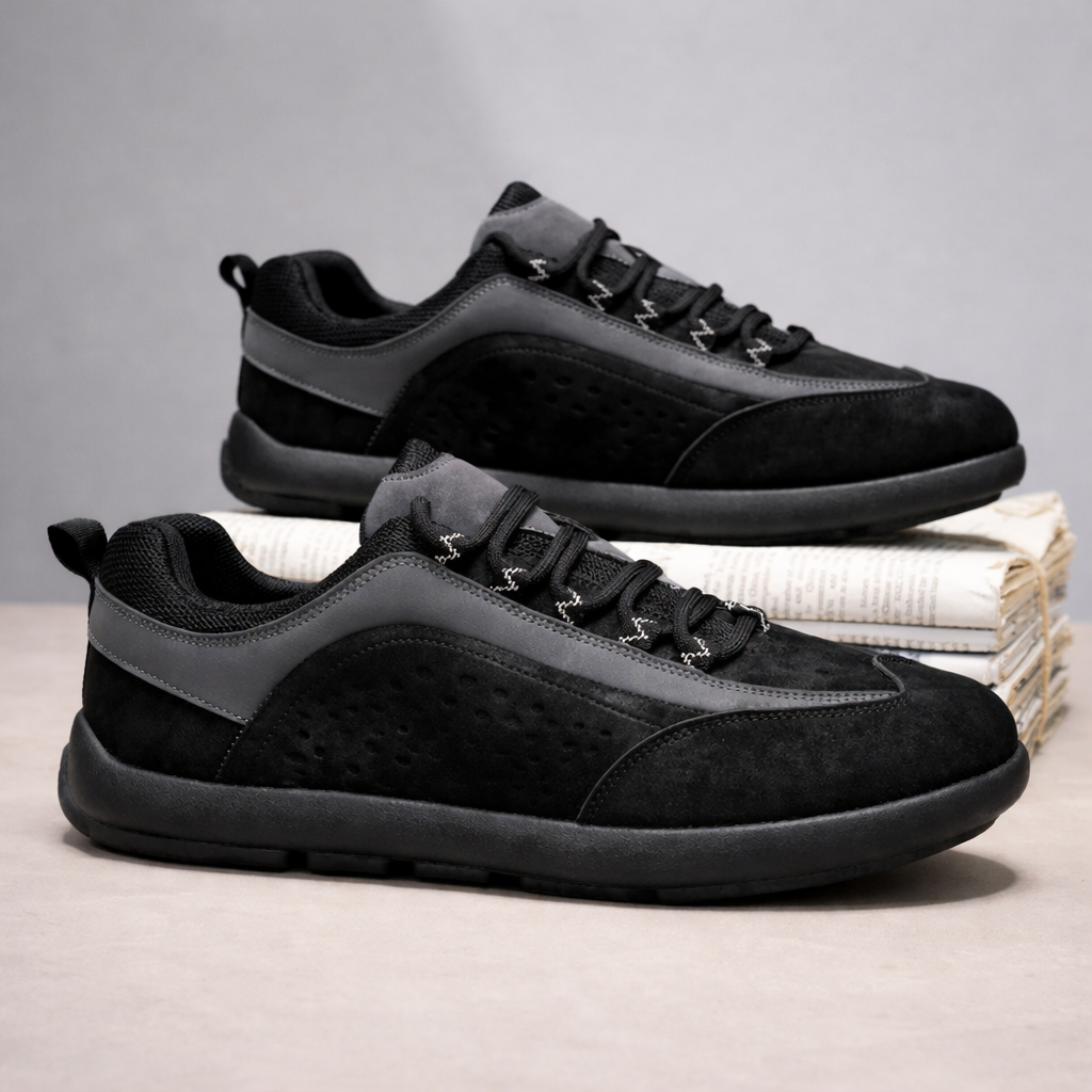 Sapatos elegantes e confortáveis