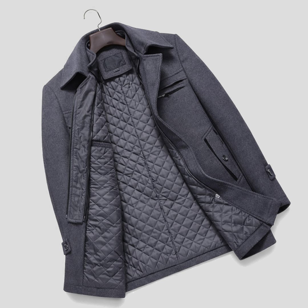 Casaco elegante de lã