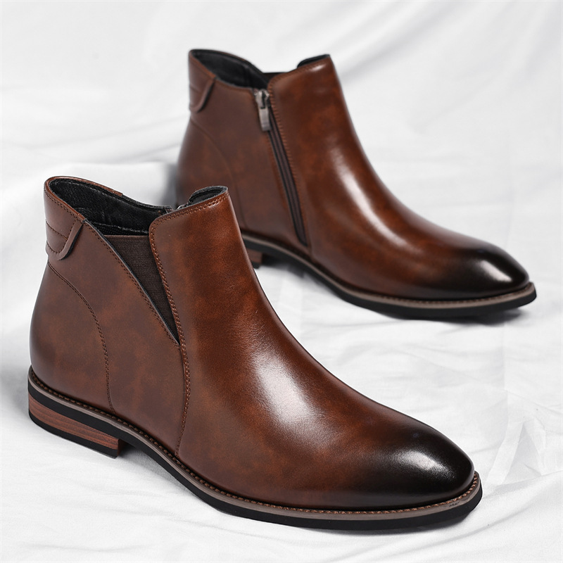 Elegante Chelsea-Boots aus Leder