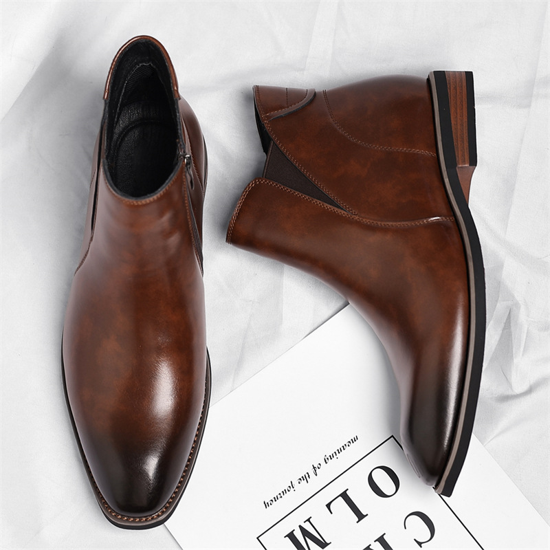 Elegante Chelsea-Boots aus Leder