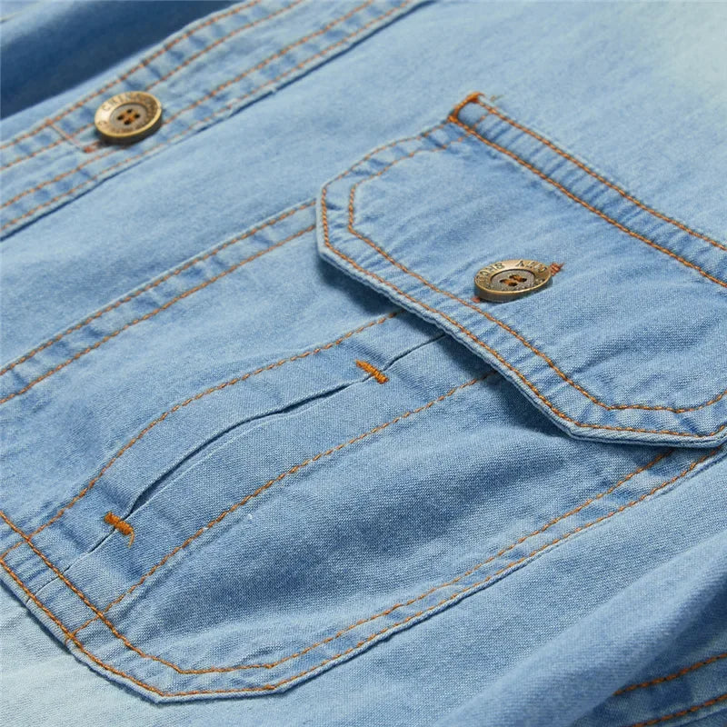 Elegantes Jeanshemd