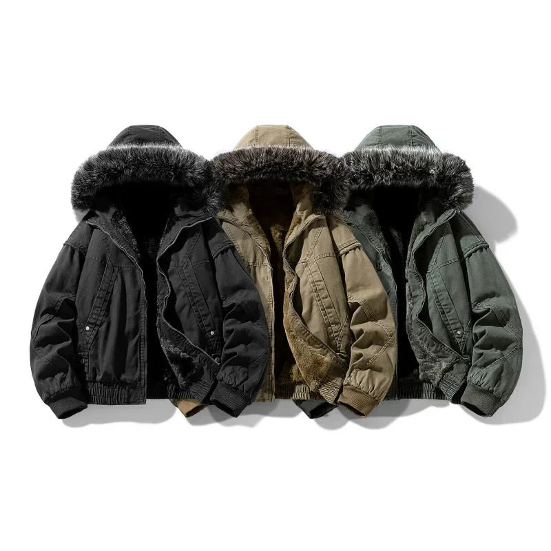 Elegante Cargojacke mit Fleecefutter