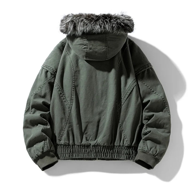 Elegante Cargojacke mit Fleecefutter