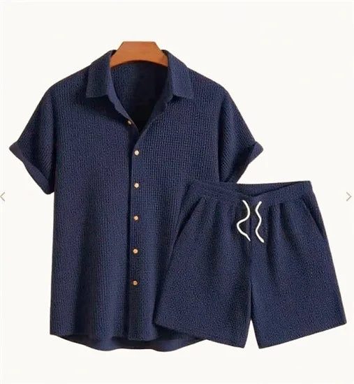 Conjunto de verão elegante em algodão