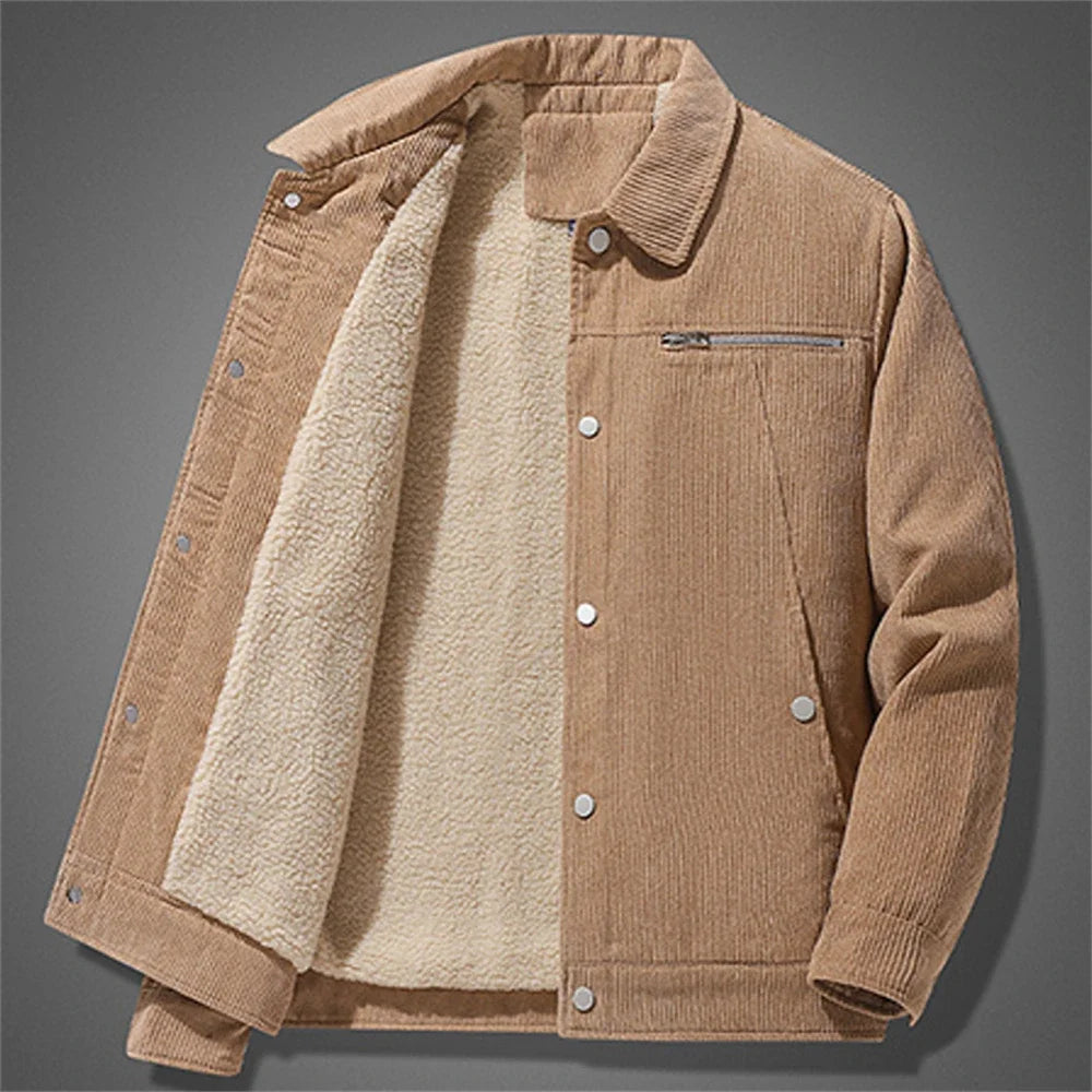 Elegante Jacke aus warmem Cord