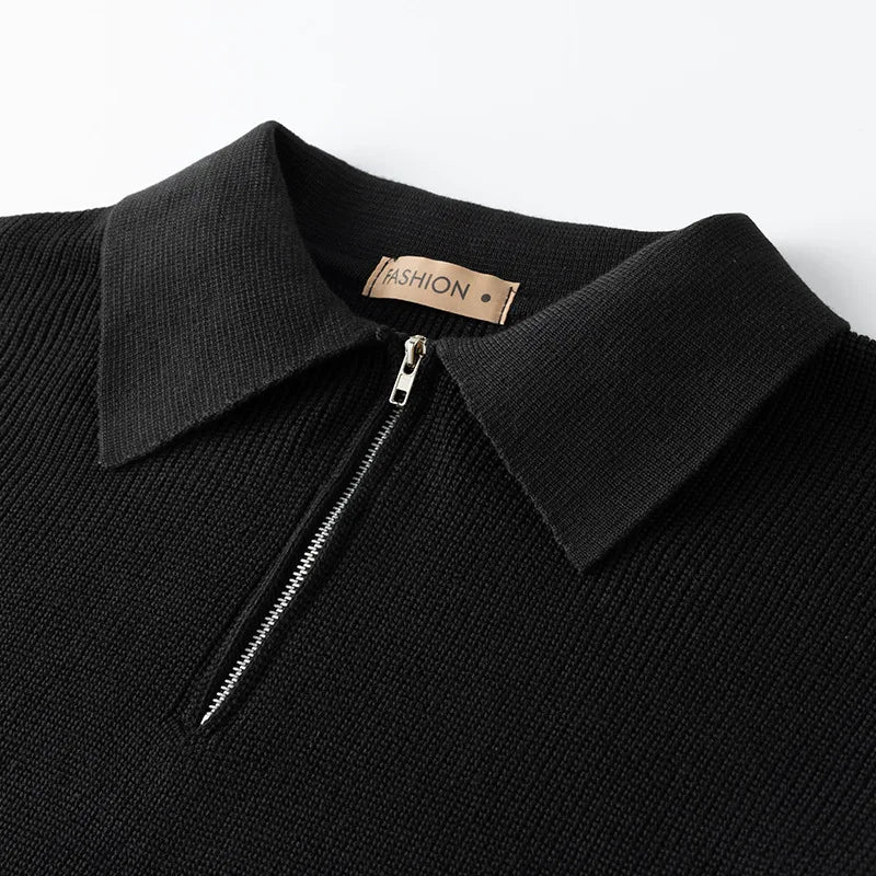 Eleganter Pullover mit Reißverschluss