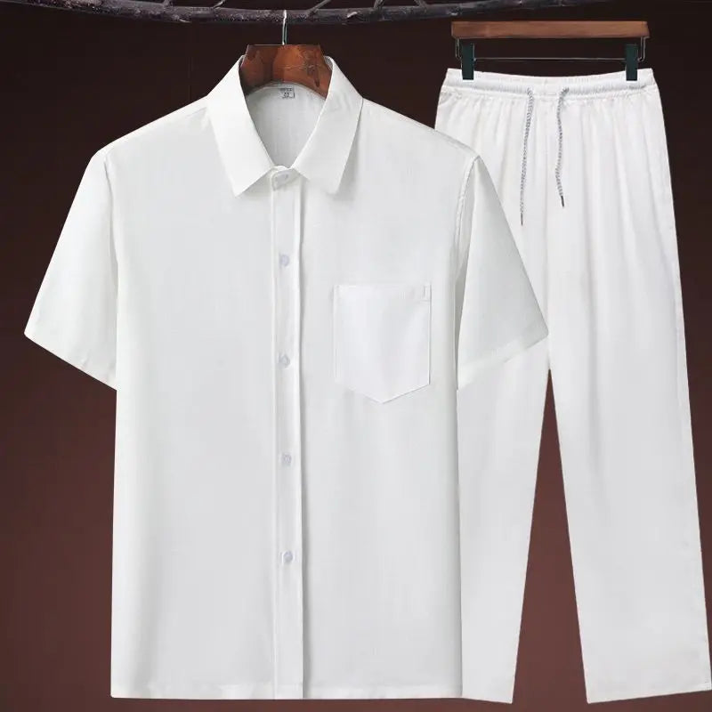 Conjunto de verão elegante e leve