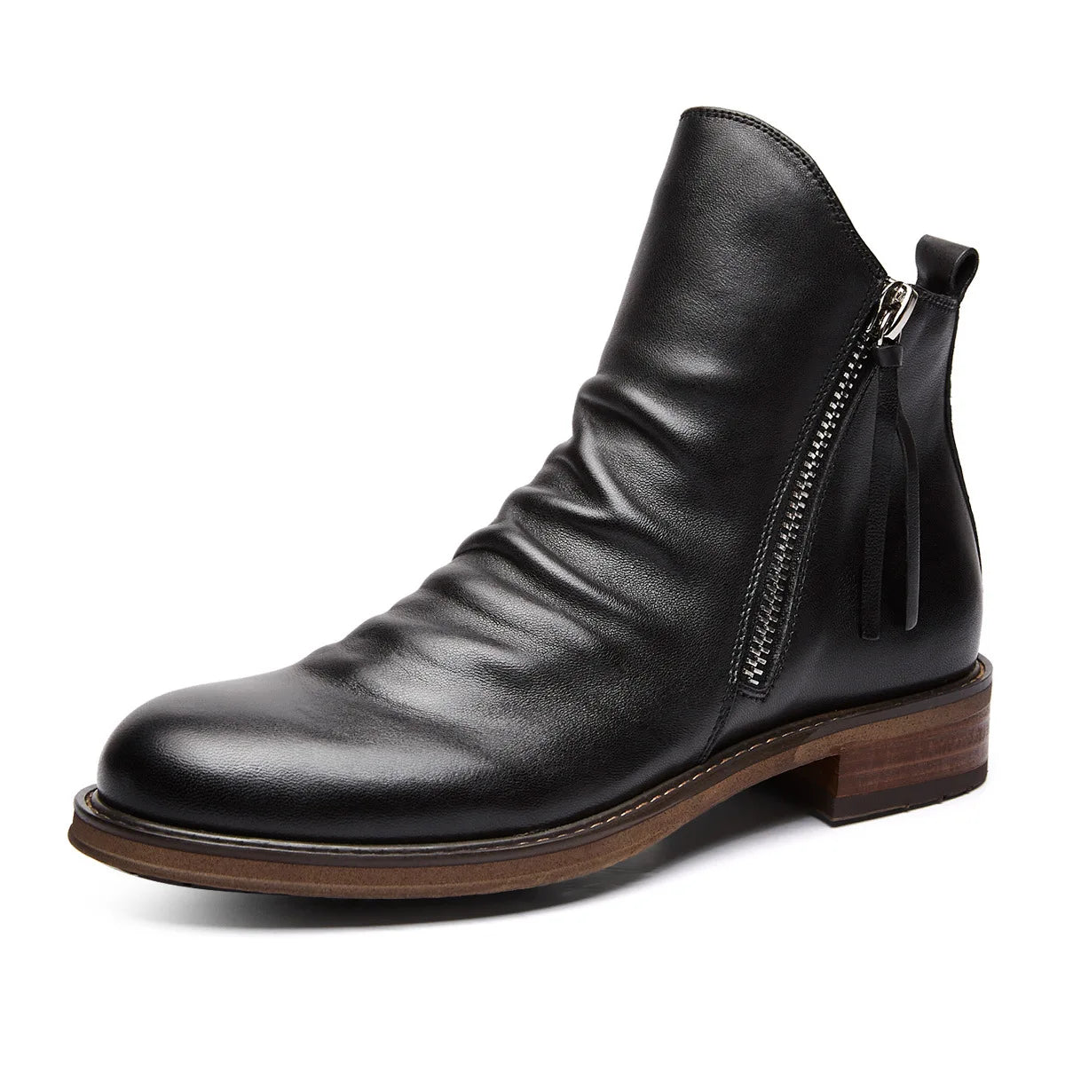 Chelsea-Boots aus Leder