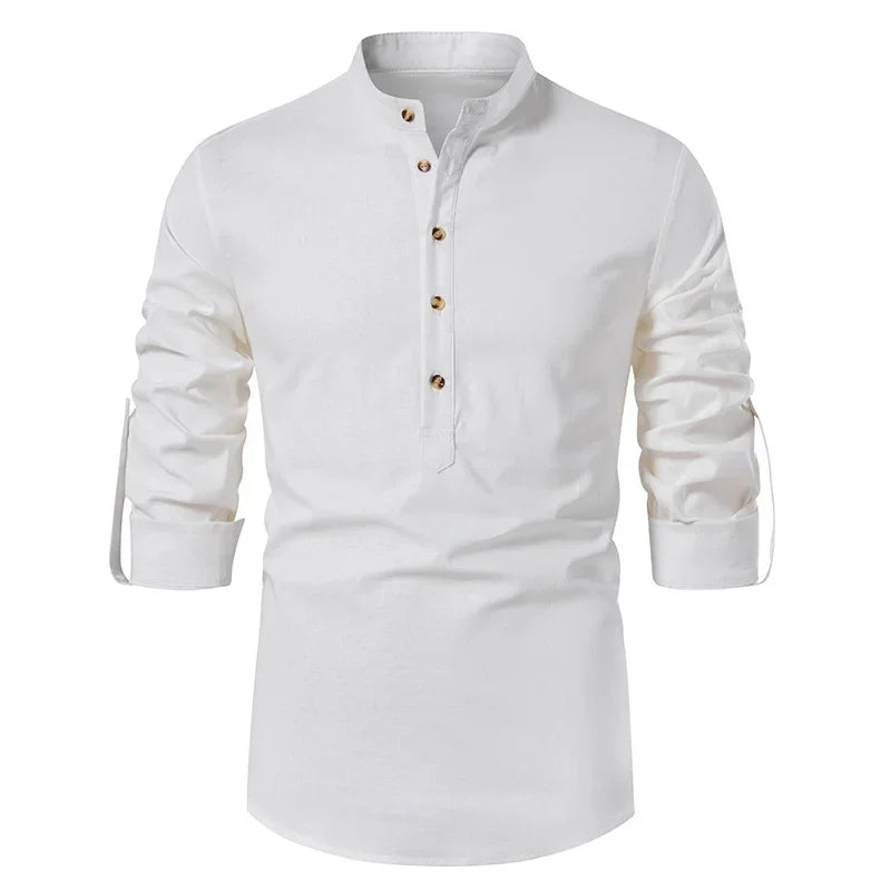 Elegantes Leinenhemd