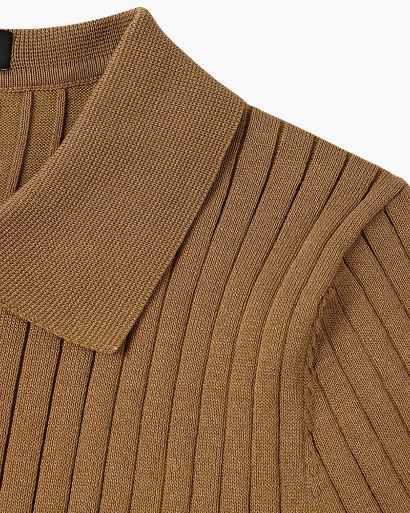 GIMCHEON Knitted Polo Shirt