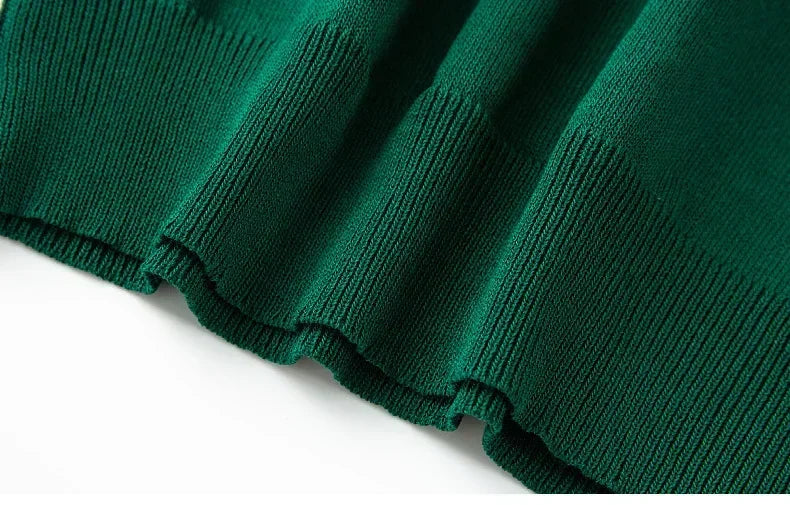 Kurzärmliges Strickshirt