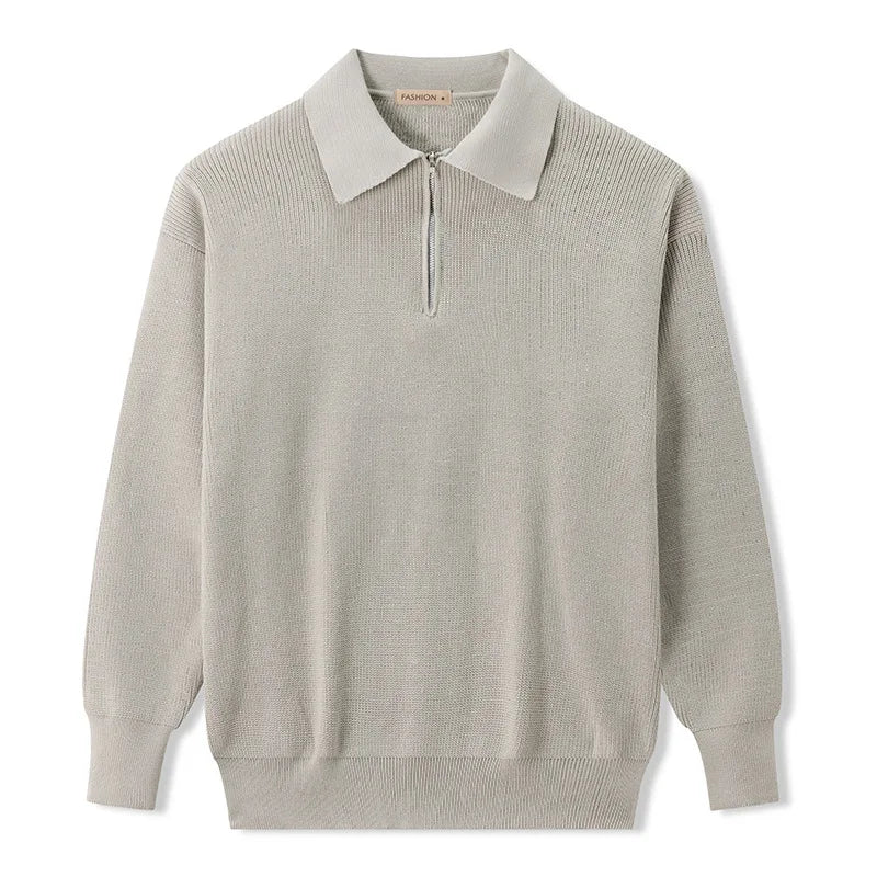 Eleganter Pullover mit Reißverschluss