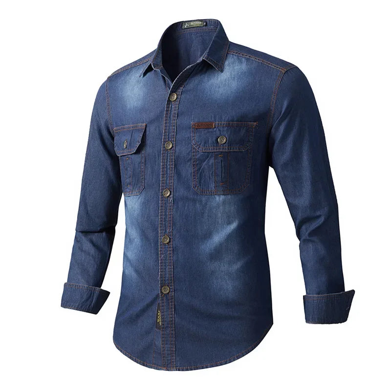 Elegantes Jeanshemd