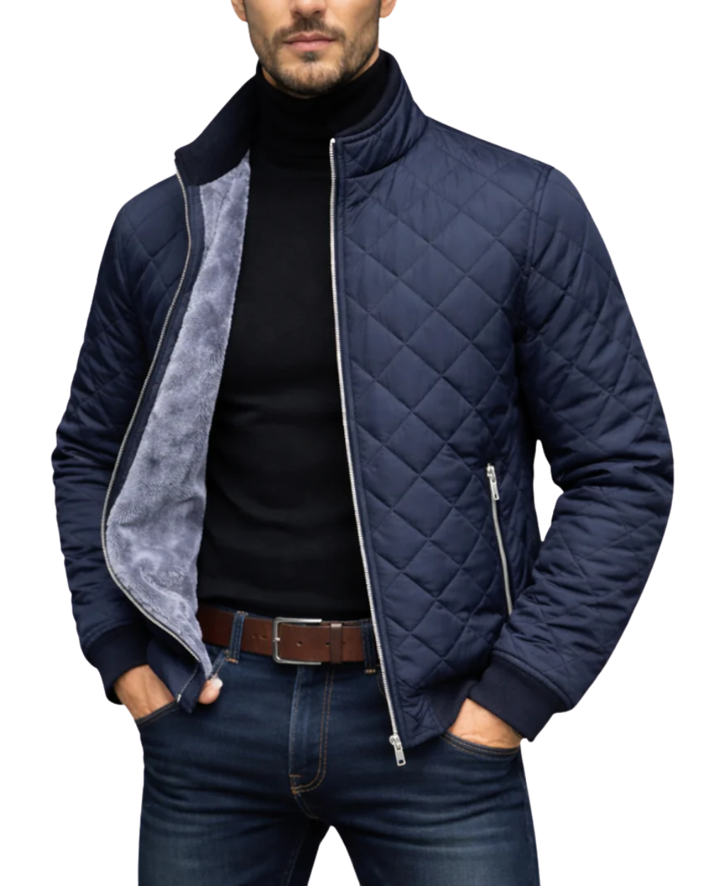 Casaco acolchoado elegante