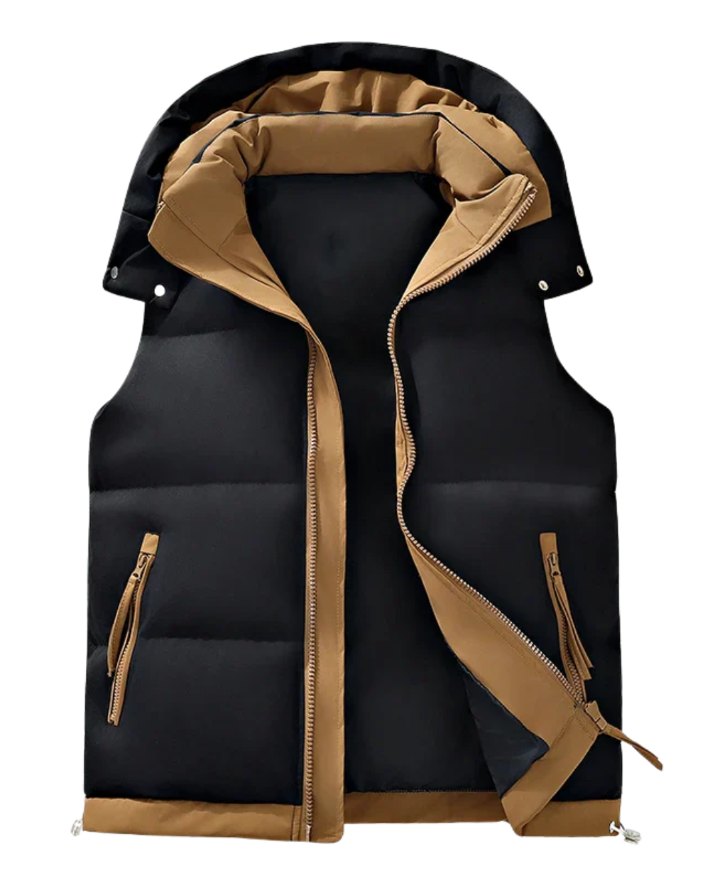 Colete elegante com enchimento