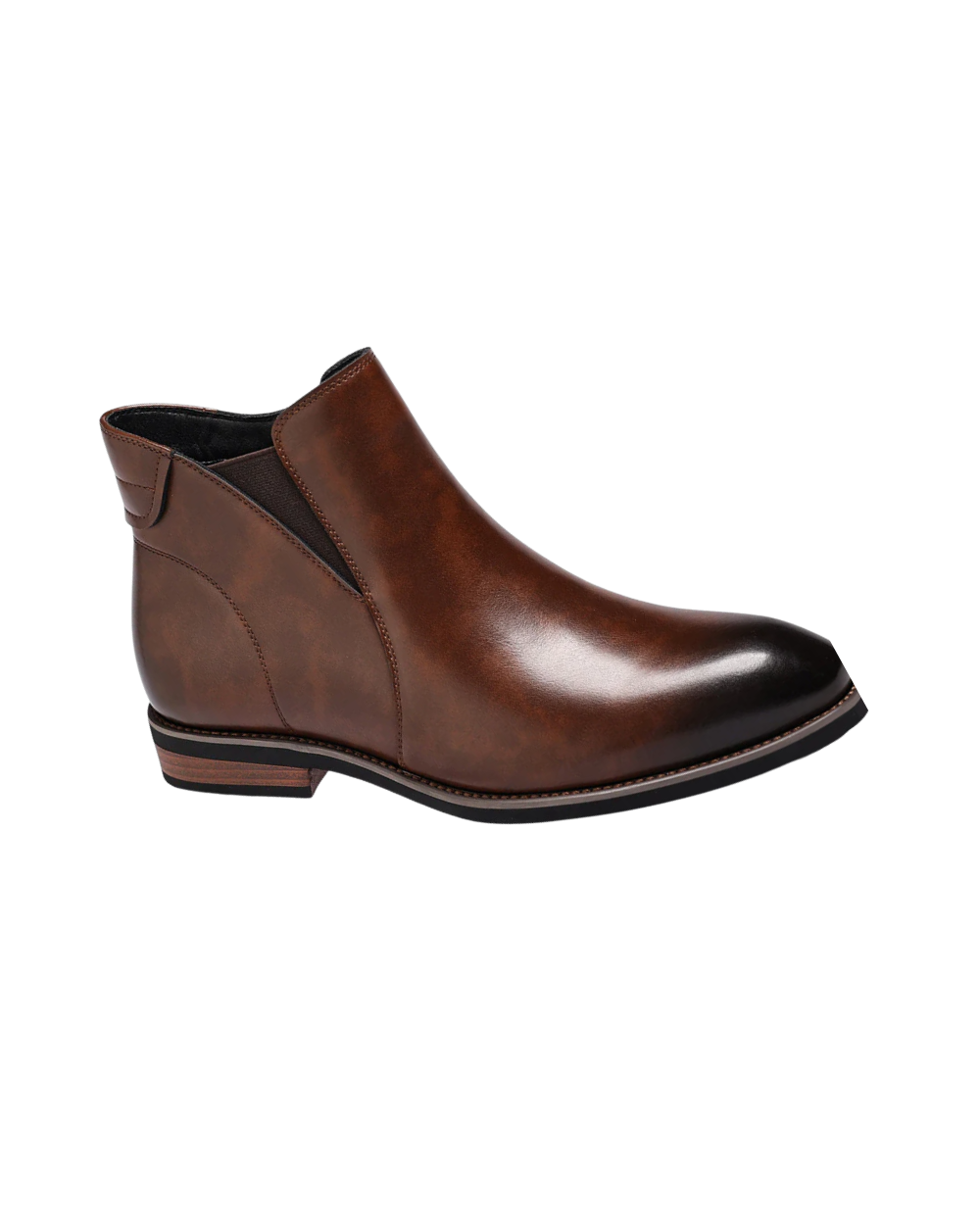 Botas Chelsea elegantes em couro