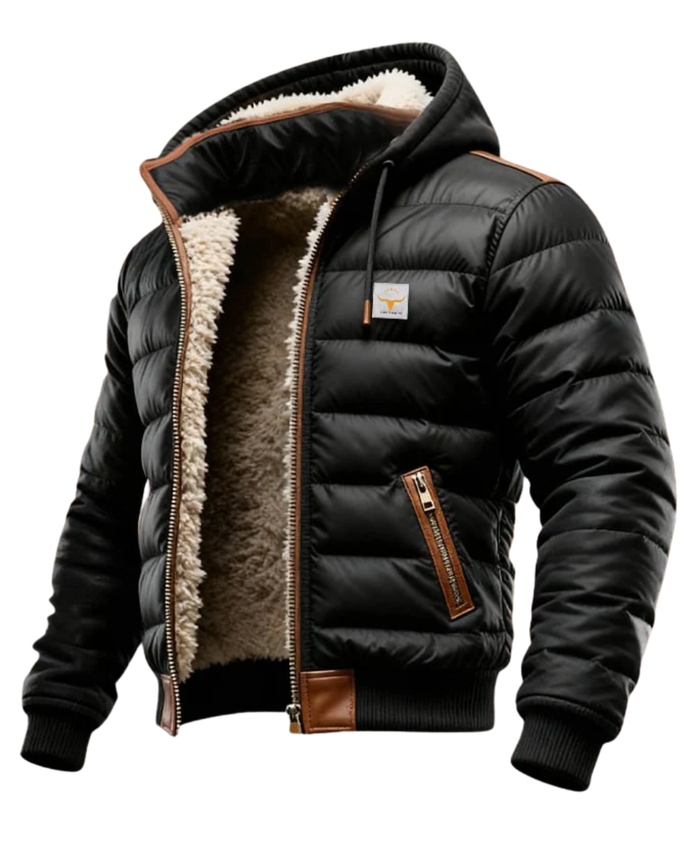 Casaco elegante com forro polar