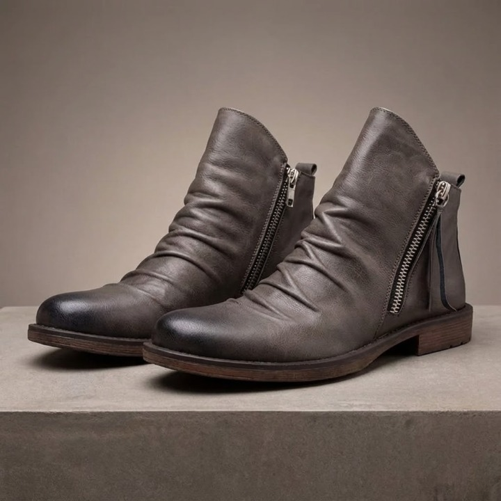 Chelsea-Boots aus Leder