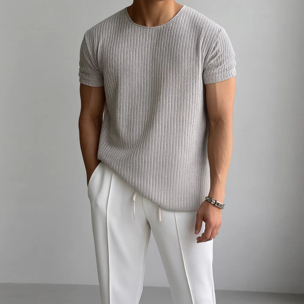 Camiseta elegante de malha