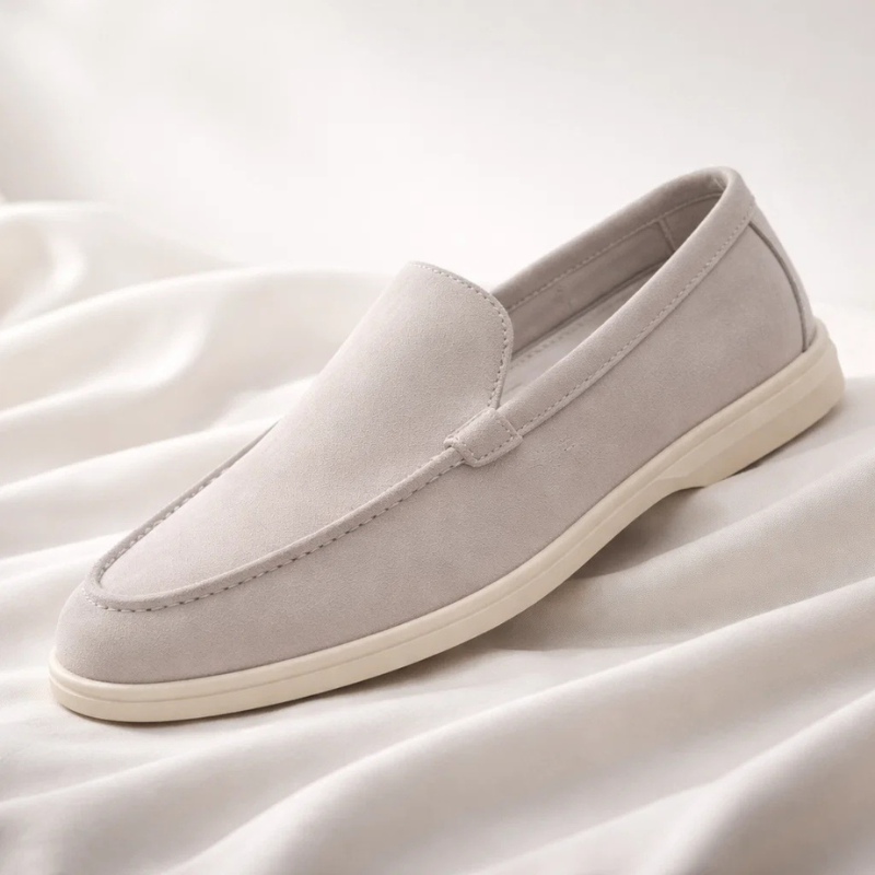 Elegantes mocassins de camurça