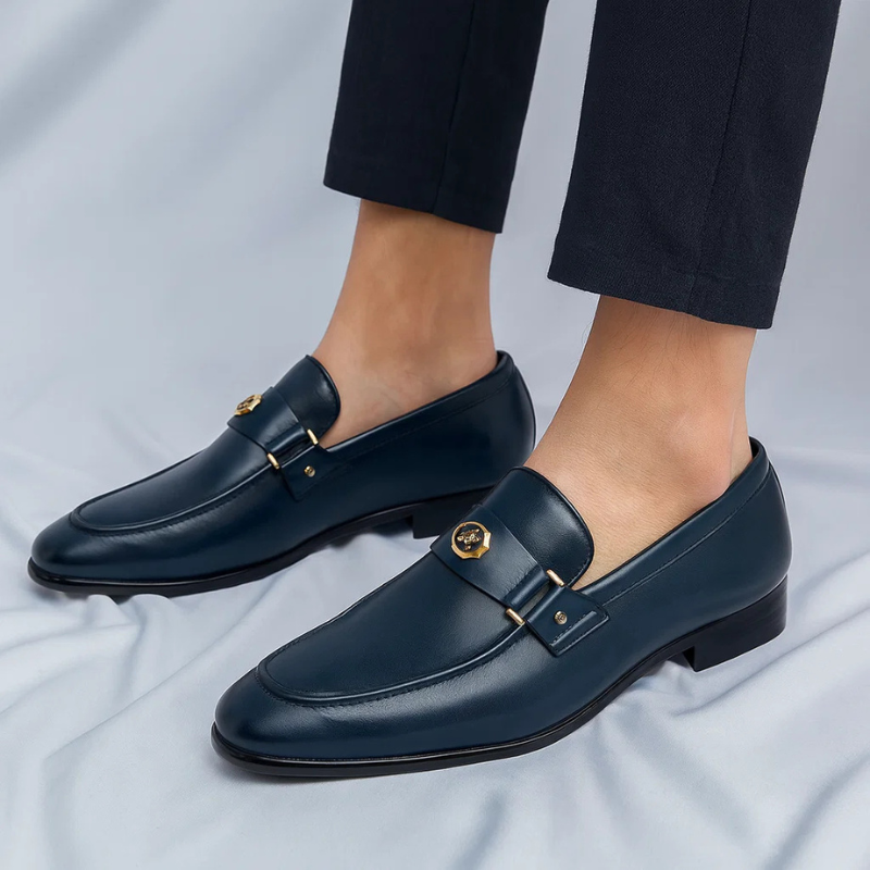 Mocassins clássicos em pele