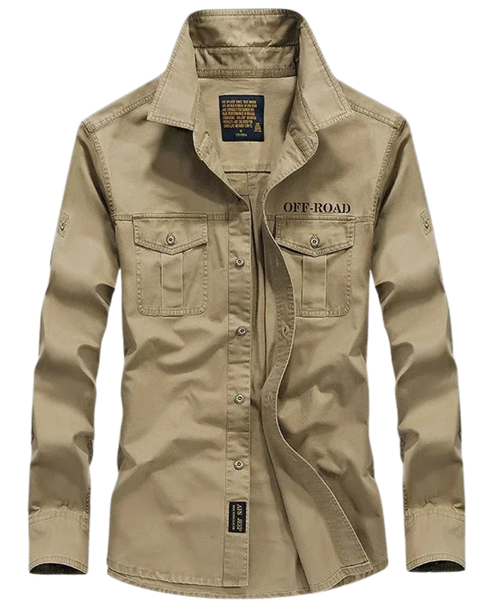 Camisa retro de algodão