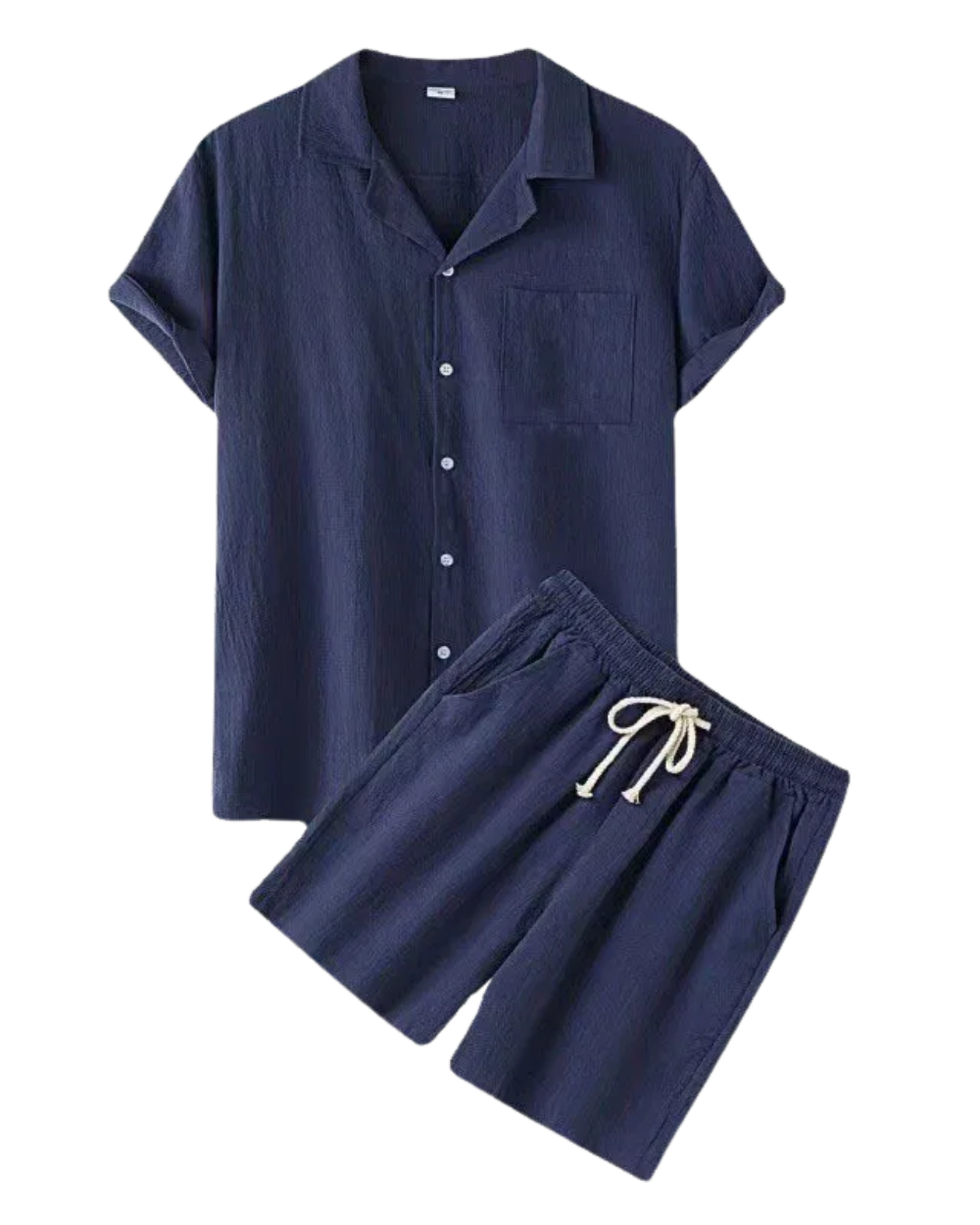 Conjunto de verão elegante em algodão