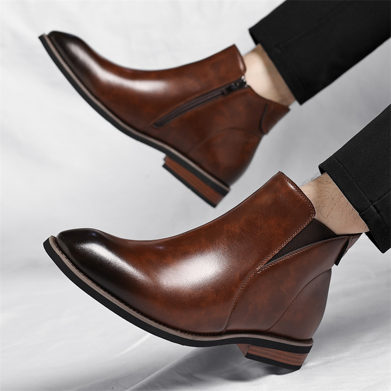 Elegante Chelsea-Boots aus Leder