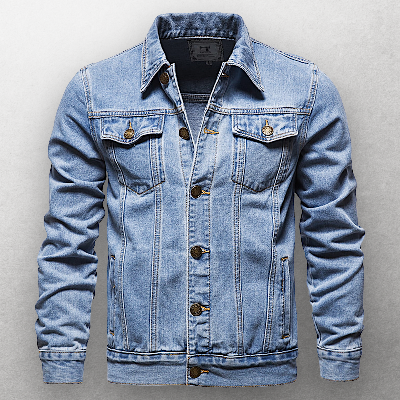 Casaco de ganga elegante