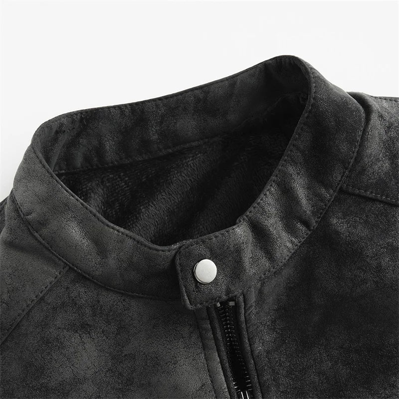 Elegante Lederjacke
