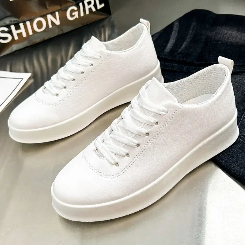 Sapatos de couro elegantes
