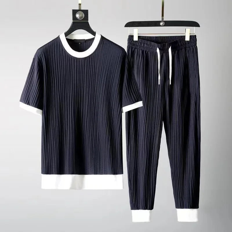 Conjunto elegante e respirável