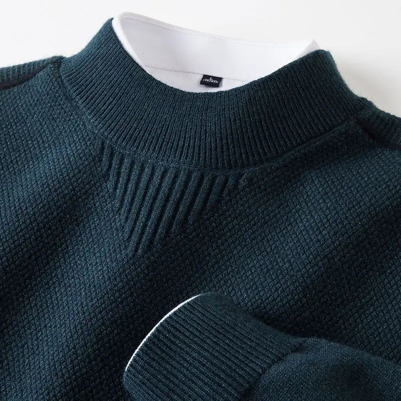 Eleganter Jacquardpullover