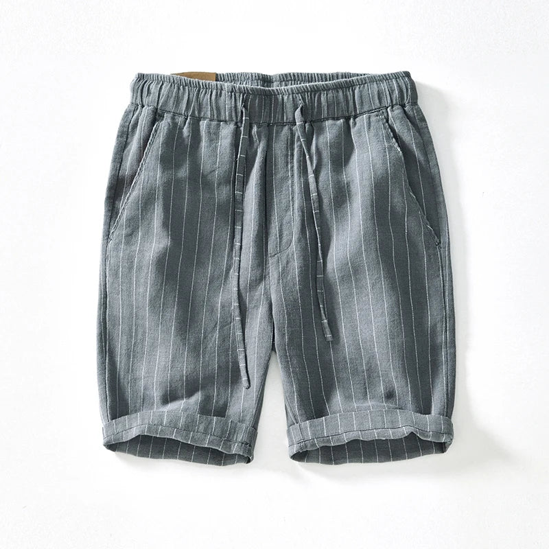 Elegante Shorts aus Baumwolle und Leinen