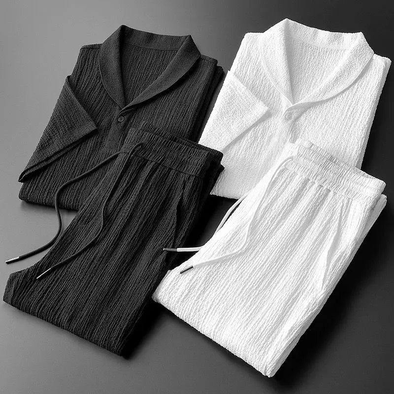 Conjunto respirável para o verão