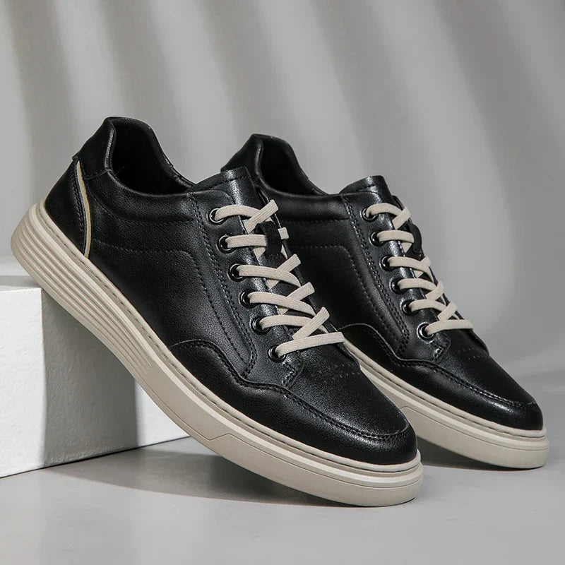 Sapatos de couro elegantes