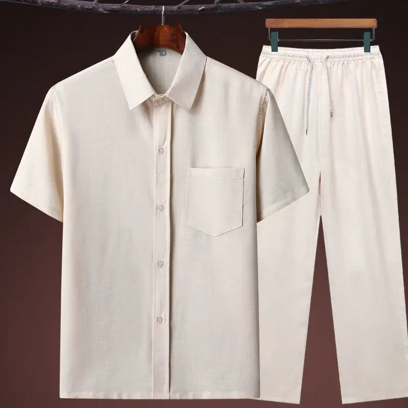 Conjunto de verão elegante e leve