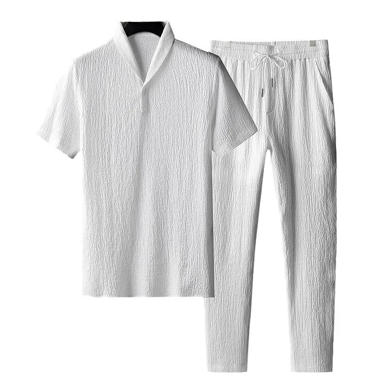 Conjunto respirável para o verão