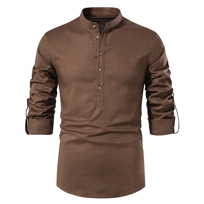 Elegantes Leinenhemd